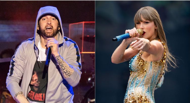 Eminem pone fin al histórico reinado de álbum de Taylor Swift
