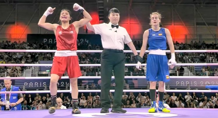 Fátima Herrera, boxeadora mexicana, avanza a octavos de final en París 2024