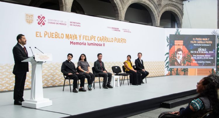 El pueblo maya y Felipe Carrillo Puerto serán homenajeados con un video mapping en el Zócalo