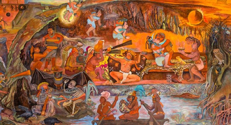El inframundo maya de Rina Lazo se integra a la colección del Museo Palacio de Bellas Artes
