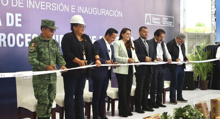 Con inversión de 160 mdp, Tere Jiménez inaugura planta que genera energía a partir de residuos