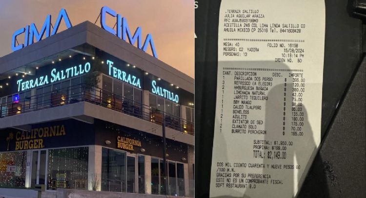Exhiben a restaurante por incluir la propina en la cuenta; la Profeco suspende el negocio
