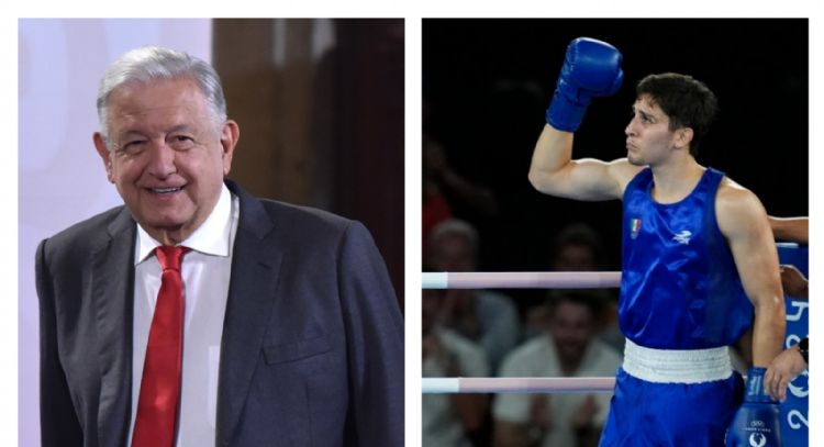 AMLO felicita a Marco Verde por la medalla de plata en París 2024