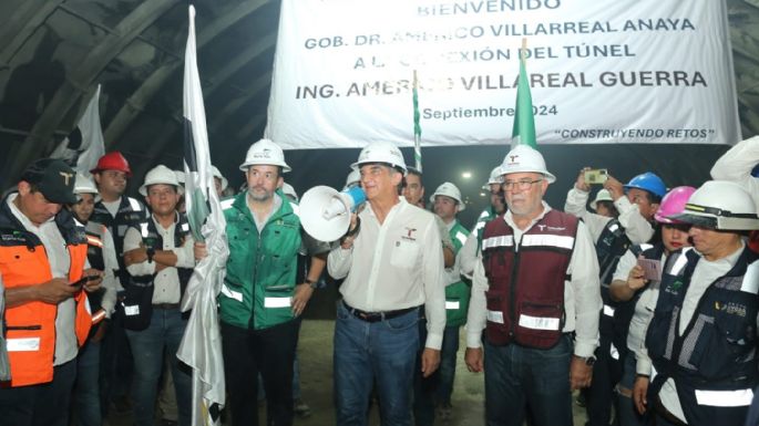 Atestigua Américo conexión de túnel en autopista Mante-Ocampo-Tula