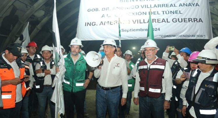Atestigua Américo conexión de túnel en autopista Mante-Ocampo-Tula