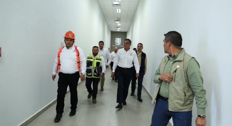 Participa Américo Villarreal en simulacro durante el Día Nacional de Protección Civil