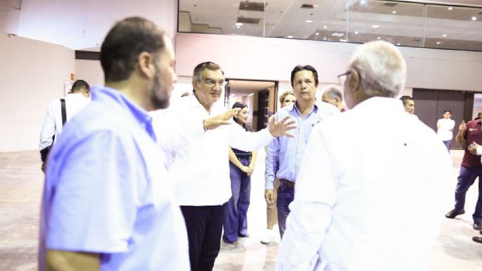 Supervisa Américo rehabilitación del Centro de Convenciones de Matamoros; será sede del CONACES 2024
