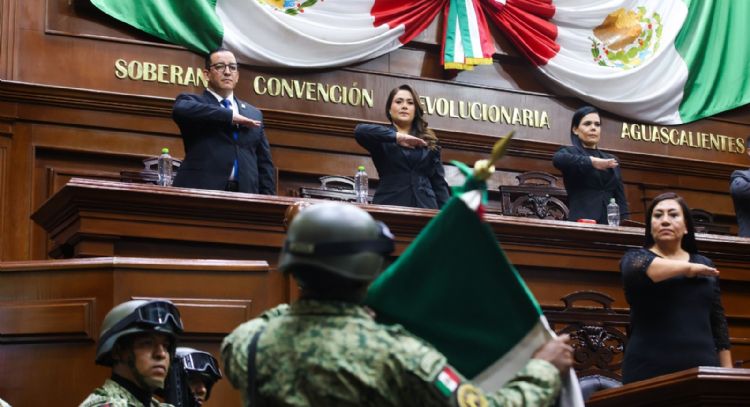 Tere Jiménez entrega su segundo informe de gobierno al Congreso de Aguascalientes