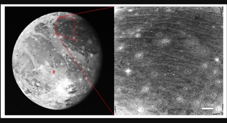 Un asteroide gigante desplazó el eje de la mayor luna del sistema solar