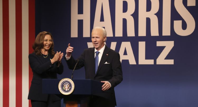 Maya Rudolph como Harris y Dana Carvey como Biden inician la temporada 50 de "Saturday Night Live"