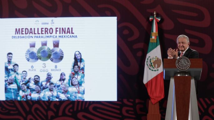 AMLO celebra labor de atletas mexicanos en juegos paralímpicos de París 2024