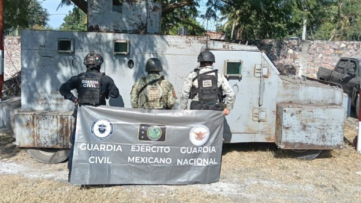 Decomisan arsenal tras enfrentamiento en Buenavista, Michoacán