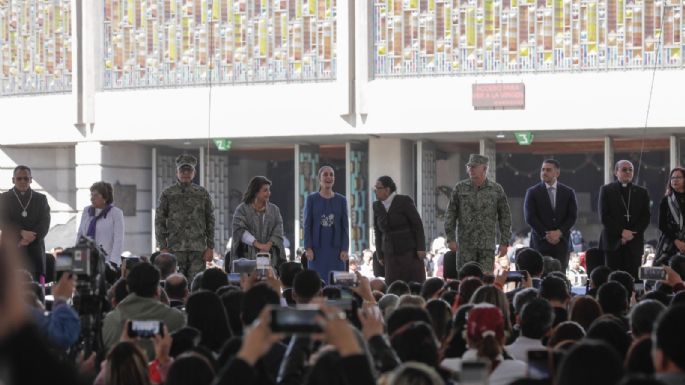 Desde la Basílica de Guadalupe, Sheinbaum da inicio al programa de desarme