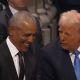 Trump y Obama se muestran risueños en el funeral de Jimmy Carter (Videos)