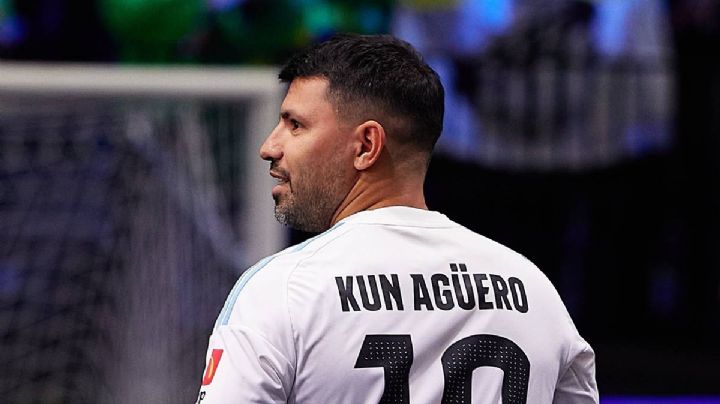 "Kun" Agüero llama “basura” a arbitro y lo acusa de favorecer a México