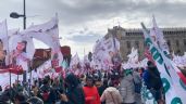 Miles de simpatizantes llegan al Zócalo para escuchar el informe de Sheinbaum (Fotogalería)