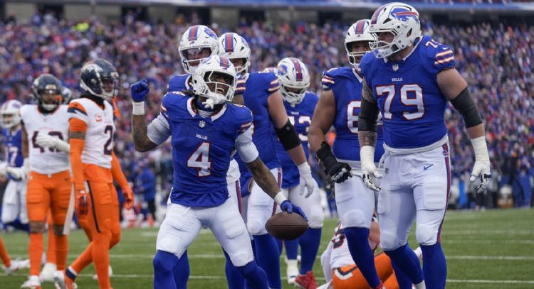 Josh Allen lidera un ataque equilibrado y los Bills dominan 31-7 a los Broncos en comodines