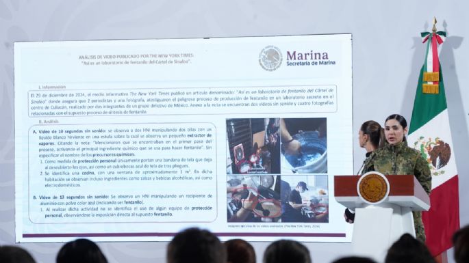 “El cocinero hubiera caído fulminado”: Marina y Cofepris refutan nota de NYT sobre fentanilo (Video)