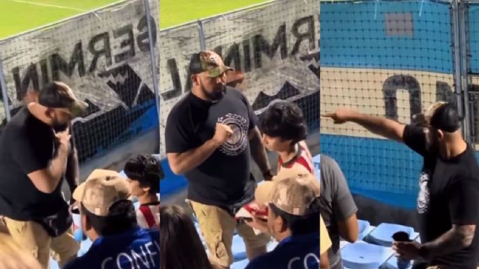 La Jaiba Brava veta al hombre que corrió de una tribuna a adolescente aficionado a Chivas (Video)