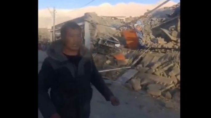 Ascienden a 126 los muertos por un terremoto de magnitud 6.8 en Tíbet, China (Video)