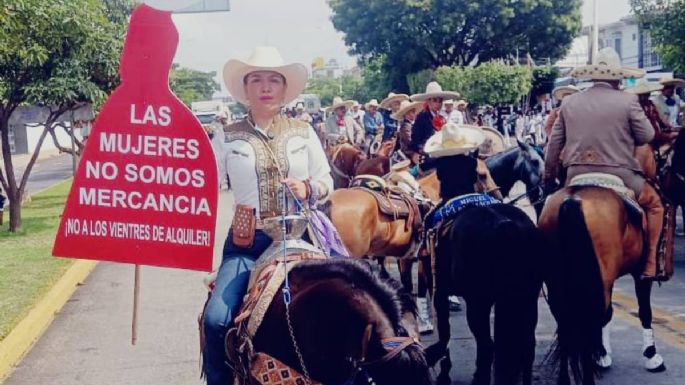 “Las mujeres no somos mercancía”: activista se manifiesta contra vientres de alquiler en Morelos