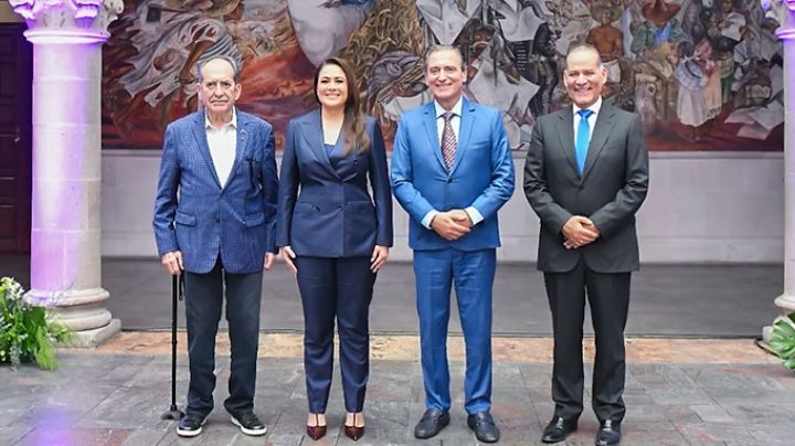 Tere Jiménez se reúne con gobernadores que le antecedieron para compartir su visión de Aguascaliente