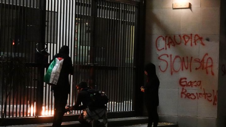 Protestan en la CDMX por asalto de Israel a la flotilla que se dirigía a la Franja de Gaza