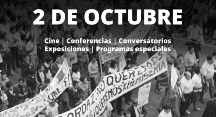 Octubre no se olvida: Cultura lanza programa en torno al Movimiento Estudiantil de 1968