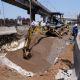 Reparan “grieta geológica” que se formó en el Puente de la Concordia en Iztapalapa