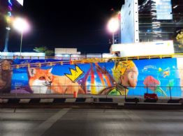 El grafiti, ¡YA!, ilustración de gran formato