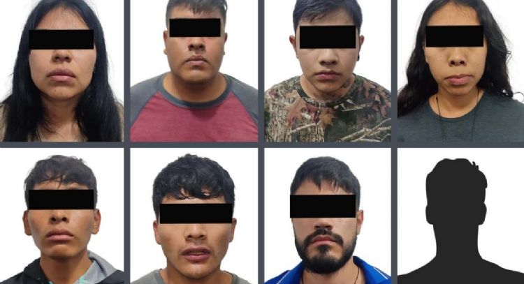 Caen ocho presuntos integrantes del CJNG, entre ellos una funcionaria del DIF de Malinalco