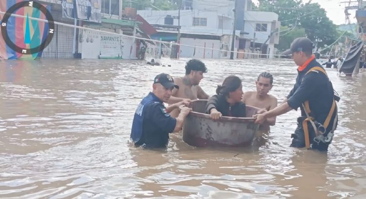 Suman seis las personas fallecidas por las lluvias en Veracruz