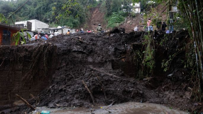 Lluvias en México dejan 64 fallecidos y 65 desaparecidos