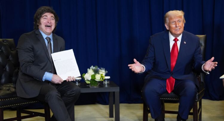 Milei busca alivio económico en crucial reunión con Trump en la Casa Blanca