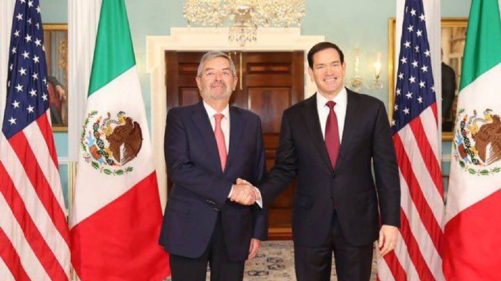 En EU, Juan Ramón de la Fuente y Marco Rubio revisan acciones contra grupos criminales