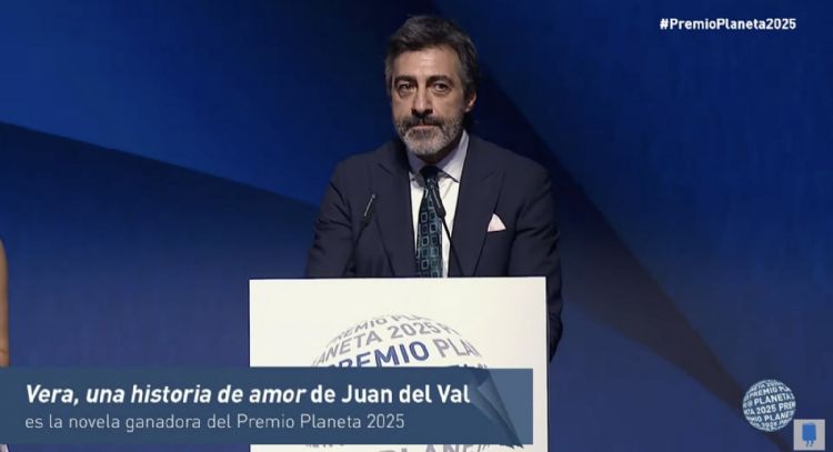 Juan del Val gana el Premio Planeta 2025 con "Vera, una historia de amor"