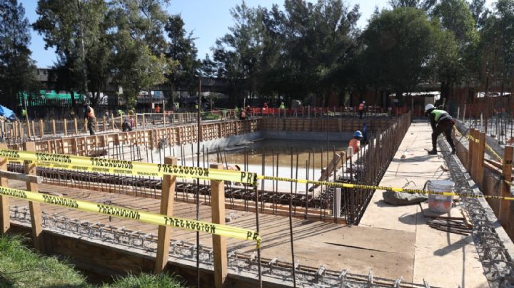 Brugada supervisa obra de la Utopía ubicada en La Magdalena Mixiuhca; abrirá en enero