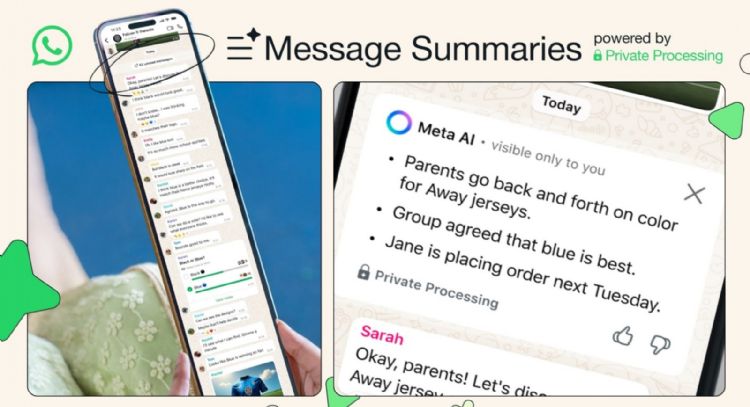 WhatsApp te ayuda a resumir mensajes no leídos con Meta AI; así se puede activar
