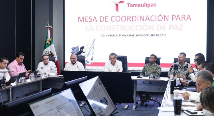 Instruye Américo Villarreal a mantener vigilancia permanente en zona conurbada ante crecida del Pánu