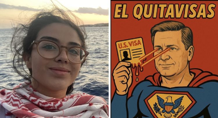 Christopher Landau amaga con quitar la visa a Arlín Medrano; así le respondió la activista