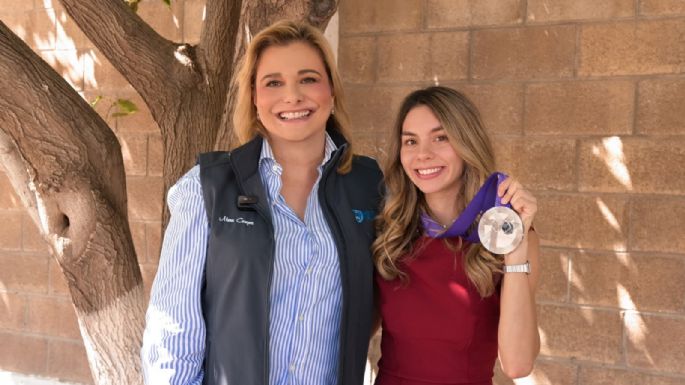 Gobernadora de Chihuaha reconoce a la marchista Alegna González como un ejemplo