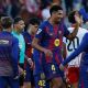 Barcelona vence 2-1 al Girona en el descuento y Hansi Flick fue expulsado