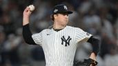 Foto ilustrativa de la nota titulada: Yankees blanquean 4-0 a Medias Rojas para ganar Serie de Comodines. Schlittler poncha a 12