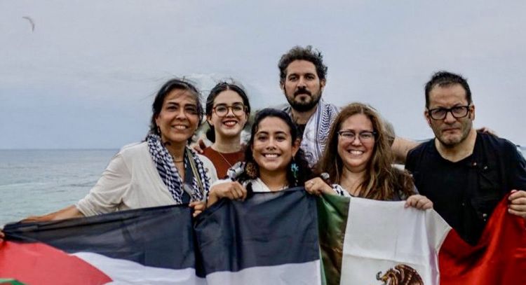 Mexicanos detenidos por Israel en la Flotilla Sumud Global serán enviados a centro de detención