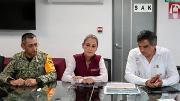 Monitorea gobierno de México crecimiento del río Pánuco; al momento no representa riesgo: presidenta