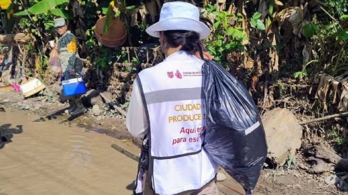 CDMX envía 230 toneladas de víveres a Veracruz y brigadas de ayuda