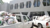 Foto ilustrativa de la nota titulada: La CDHCM entrega 580 despensas para damnificados por las lluvias