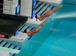 Lía y Mía, las gemelas clavadistas que aspiran al oro en Los Ángeles 2028 (Video)