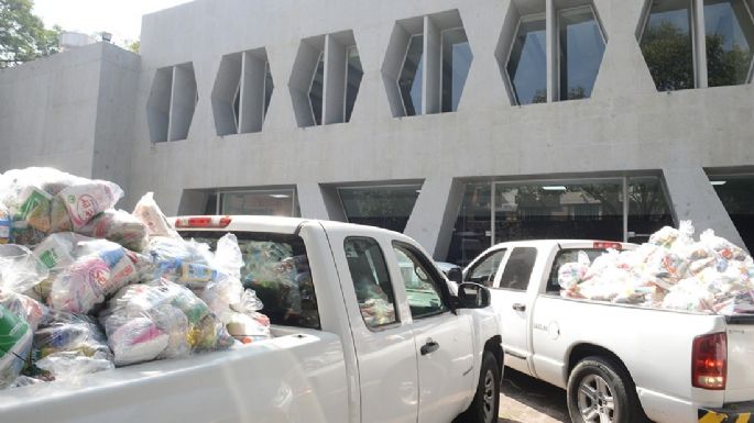 La CDHCM entrega 580 despensas para damnificados por las lluvias