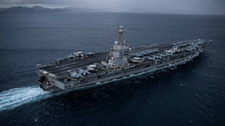 Pentágono envía portaviones al Caribe como fuerza de contención al Narcoterrorismo